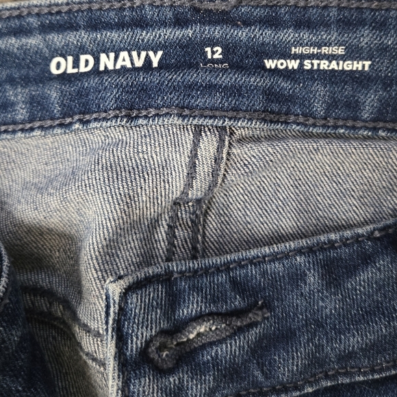 Old Navy Women’s Wow Mid-Rise Jeans Size 12 Long - Picture 3 of 4